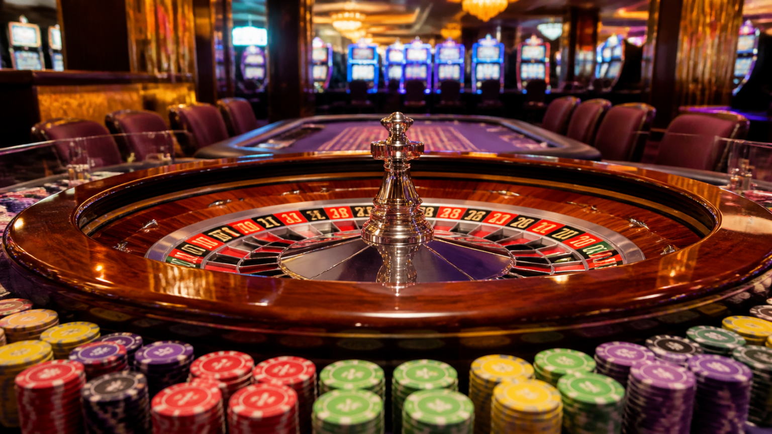 Casino italiani 2026: guida pratica tra tendenze e criteri di scelta Tavolo da casinò con roulette e fiches