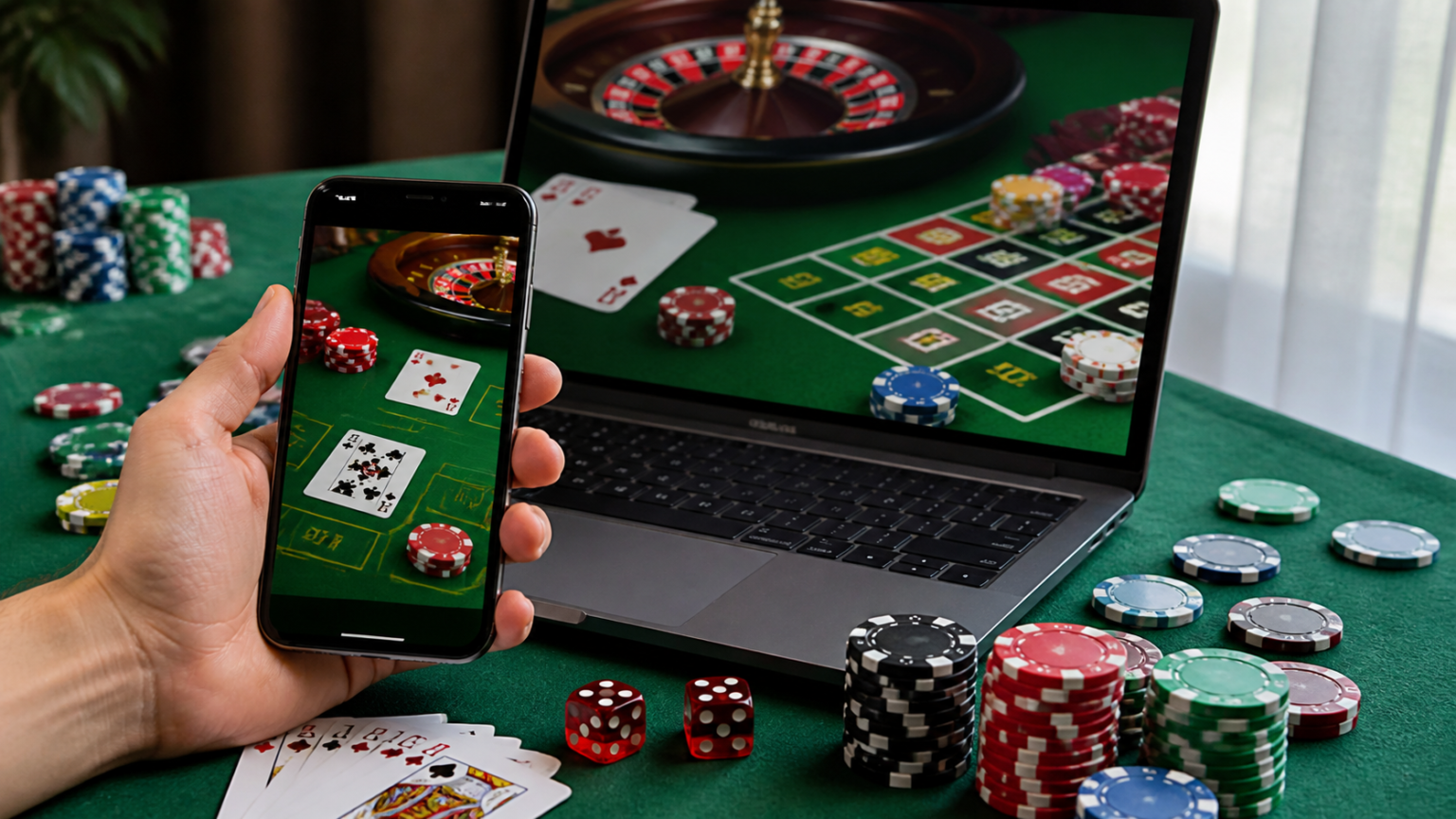 online betting malaysia: A Practical Guide for Players Smartphone showing an online casino betting interface with chips and cards